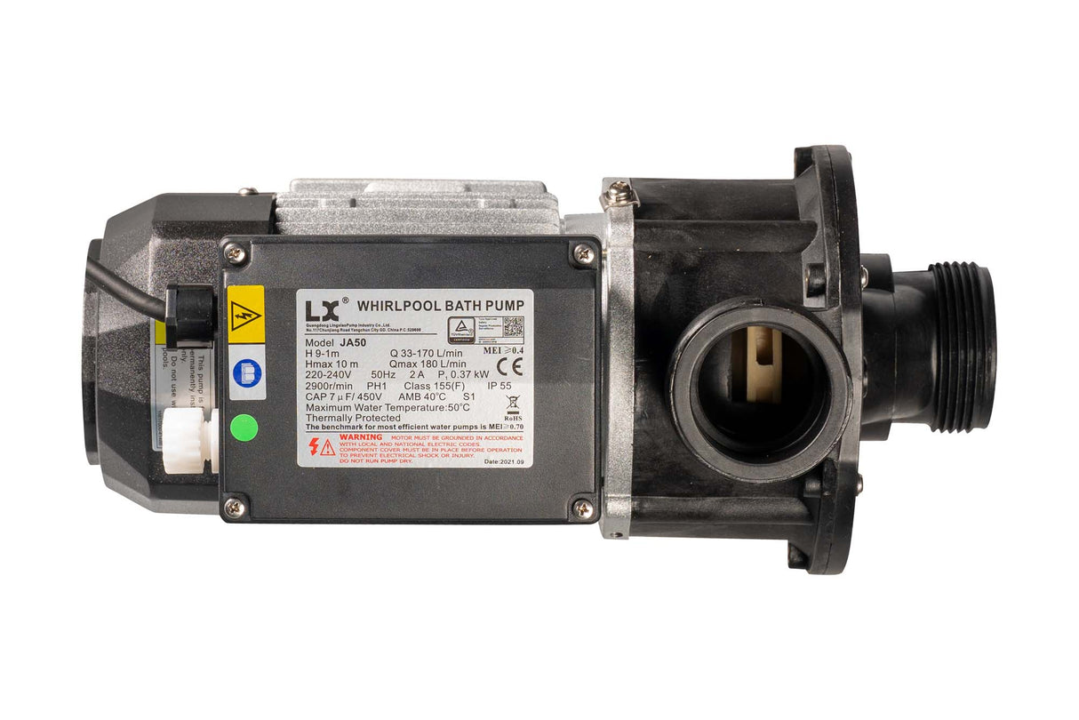 JA50 Circulation Pump 0.5 HP, stille spa pomp voor jacuzzi met thermische beveiliging van LX
