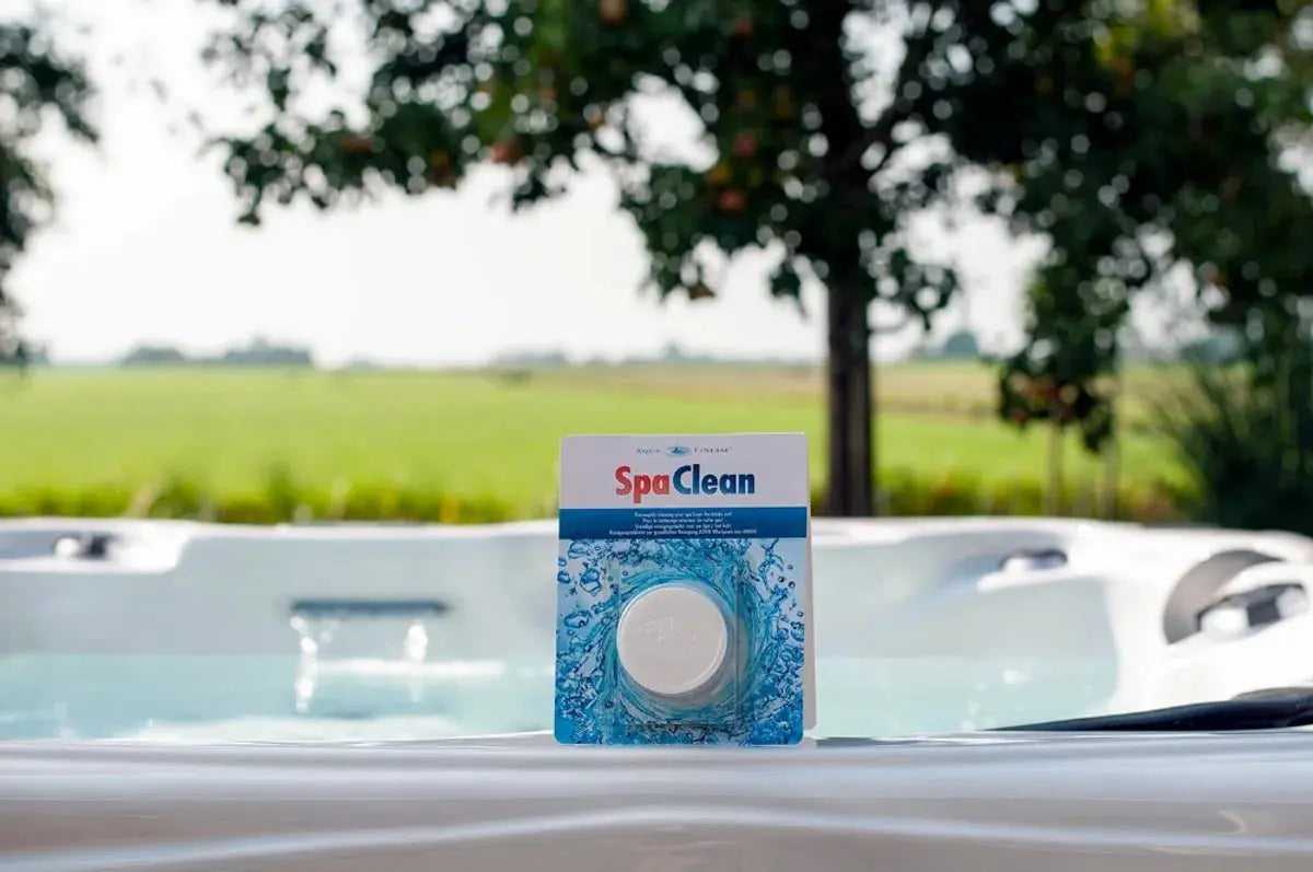 AquaFinesse SpaClean tablet reinigt grondig spa leidingen en apparatuur, verlengt levensduur, Aqua Finesse