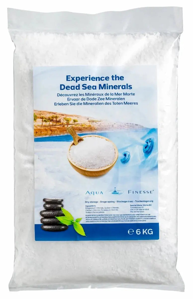 AquaFinesse Dead Sea Experience Box met 6 kg mineraalzout voor spa-waterverzorging door Aqua Finesse