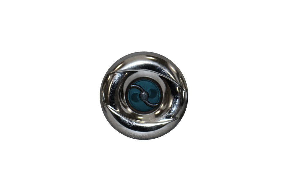 3 3/8" Mini Jet Pulsator Snap-In chrome-groen voor jacuzzi pomp Passion