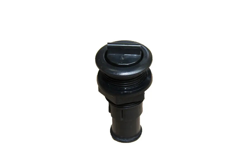 Drain Valve - 3/4" S, zwart waterafvoerventiel passend bij jacuzzi pomp onderdelen van Waterway