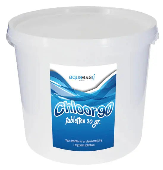Aqua Easy Chloor 90/20 Tabletten 1 kilo voor langdurige desinfectie spa’s en zwembaden Aqua Easy