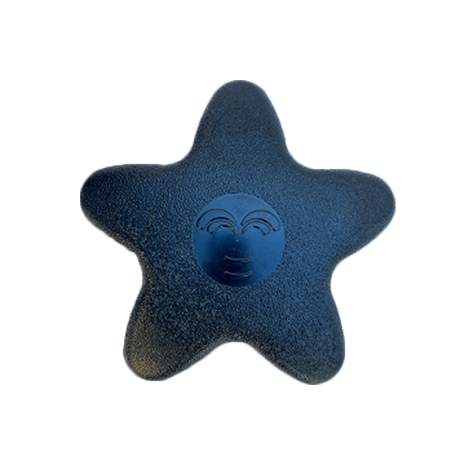 Passion | Poignée étoile - 1 1/2", Noir