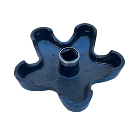 Passion | Poignée étoile - 1 1/2", Noir