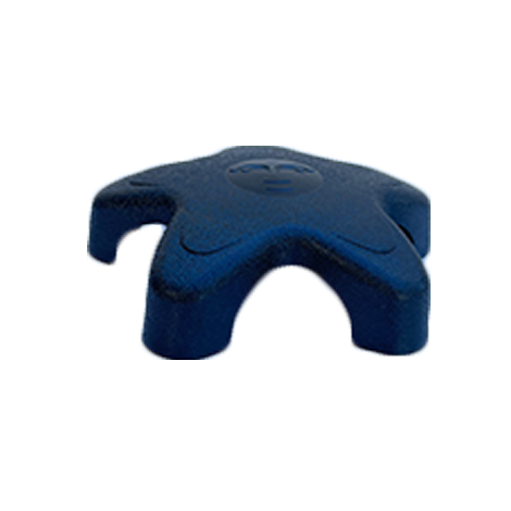 Passion | Poignée étoile - 1 1/2", Noir